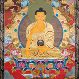 Shakyamuni Buddha Thangka - Buddhist Painting 