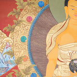 Shakyamuni Buddha Thangka - Buddhist Painting