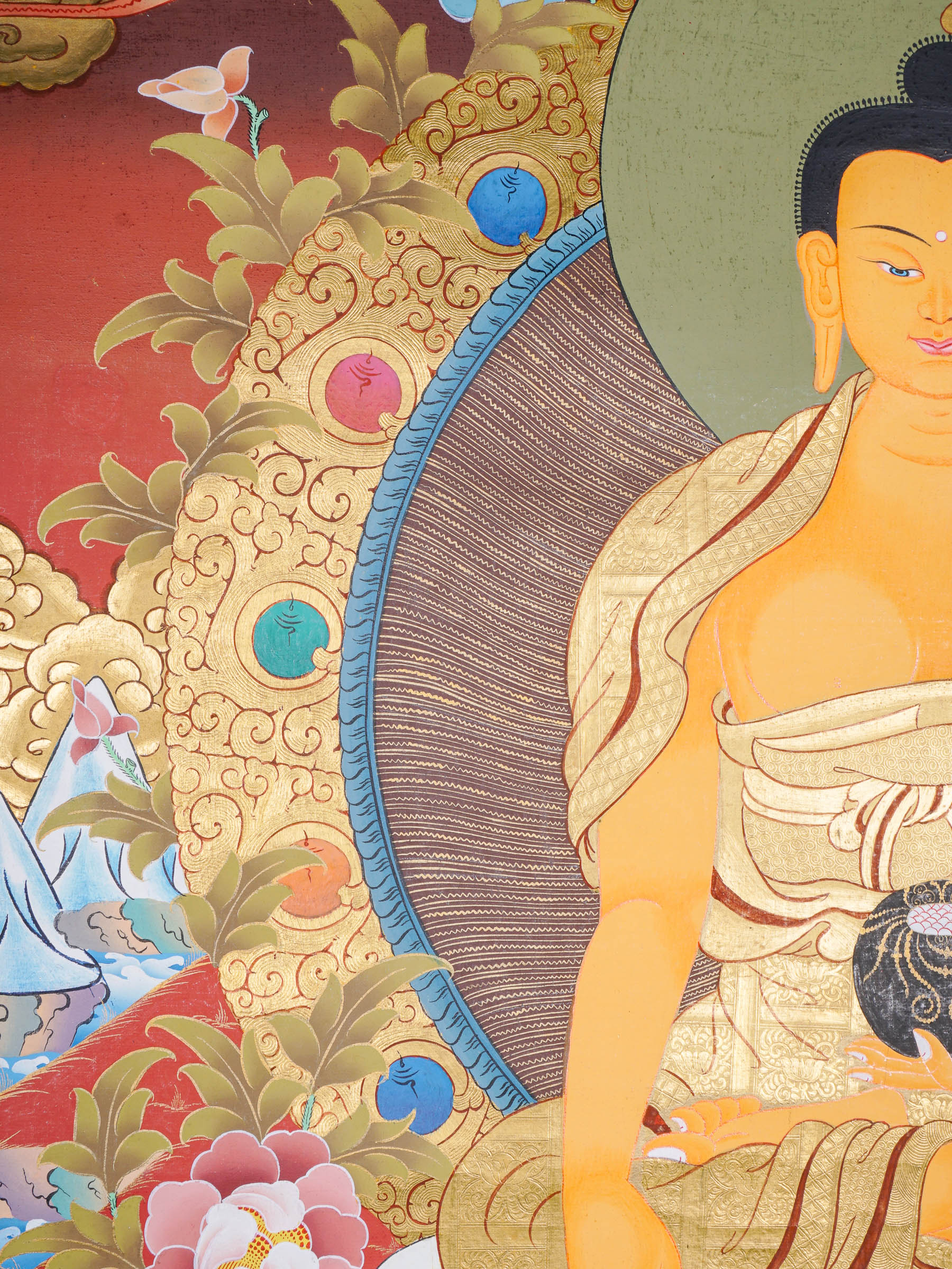 Shakyamuni Buddha Thangka - Buddhist Painting