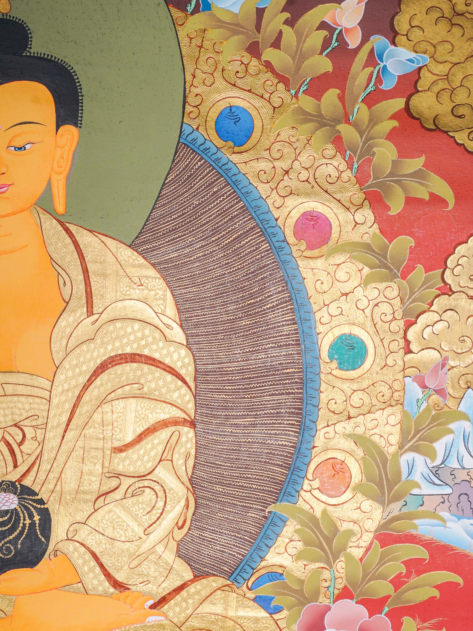 Shakyamuni Buddha Thangka - Buddhist Painting