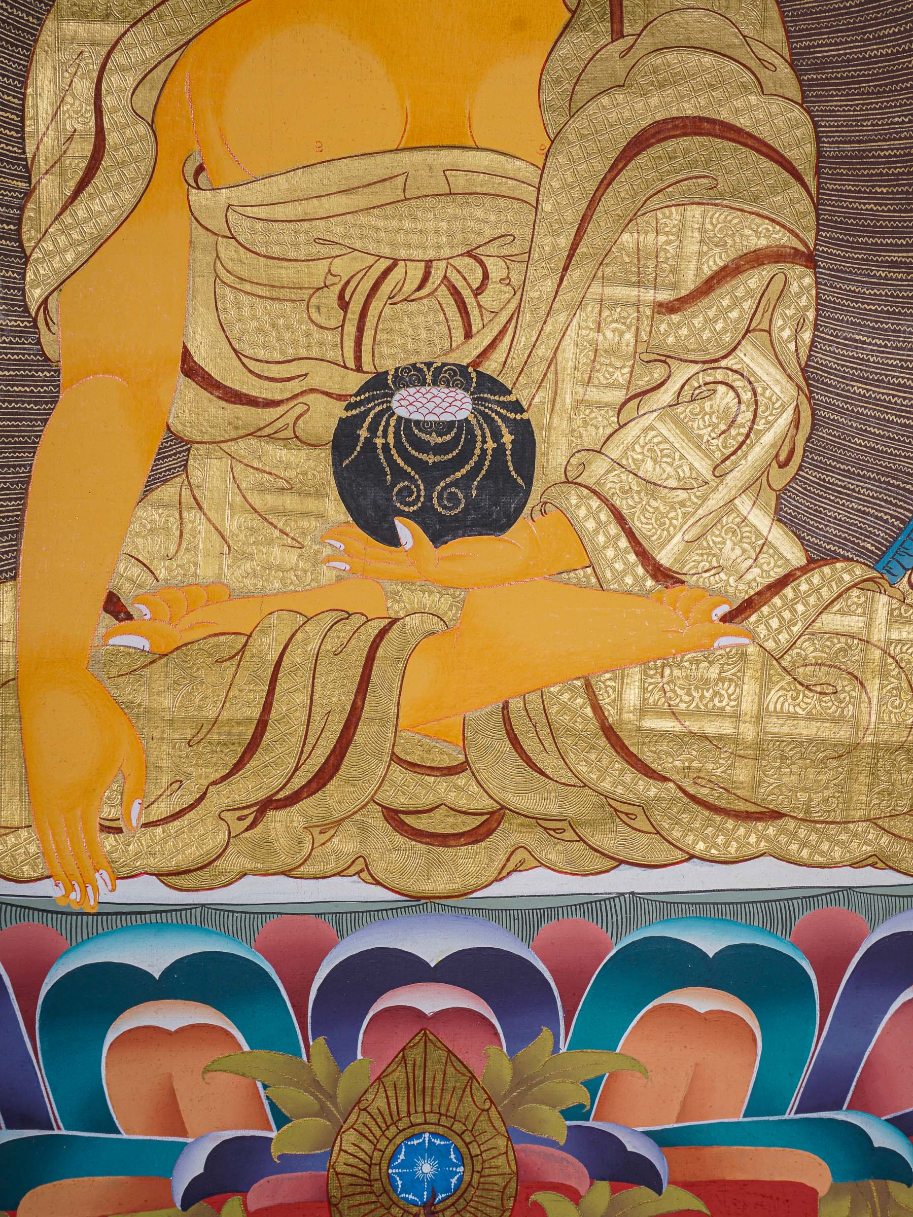 Shakyamuni Buddha Thangka - Buddhist Painting