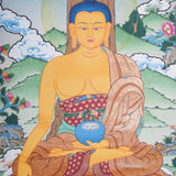 Shakyamuni Buddha Thangka - Handpainted Art