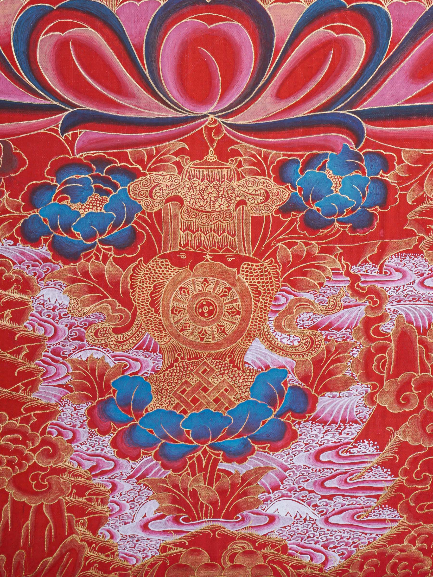 Shakyamuni Buddha Thangka - Buddhist Artwork