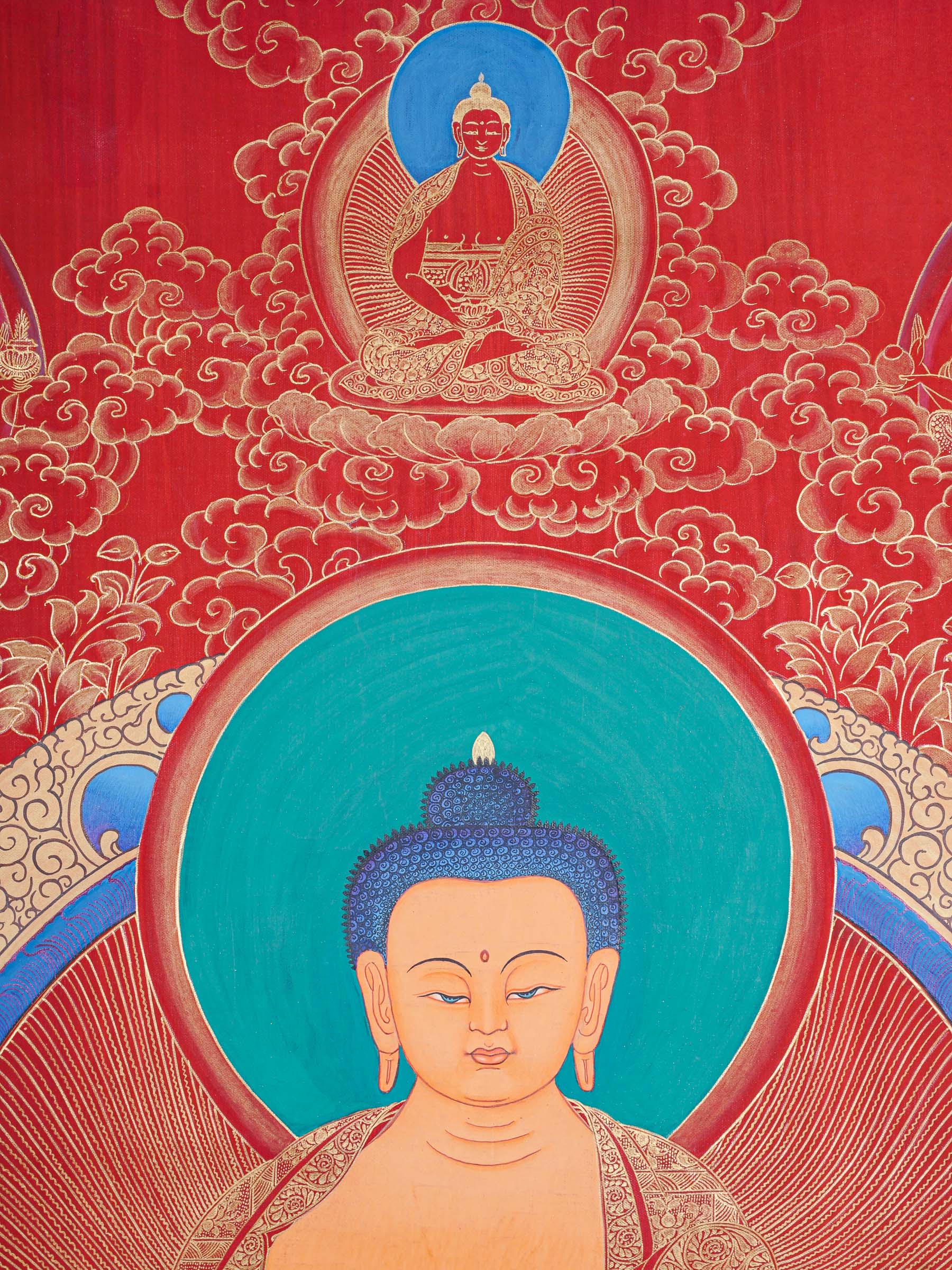 Shakyamuni Buddha Thangka - Buddhist Artwork