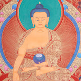 Shakyamuni Buddha Thangka - Buddhist Artwork