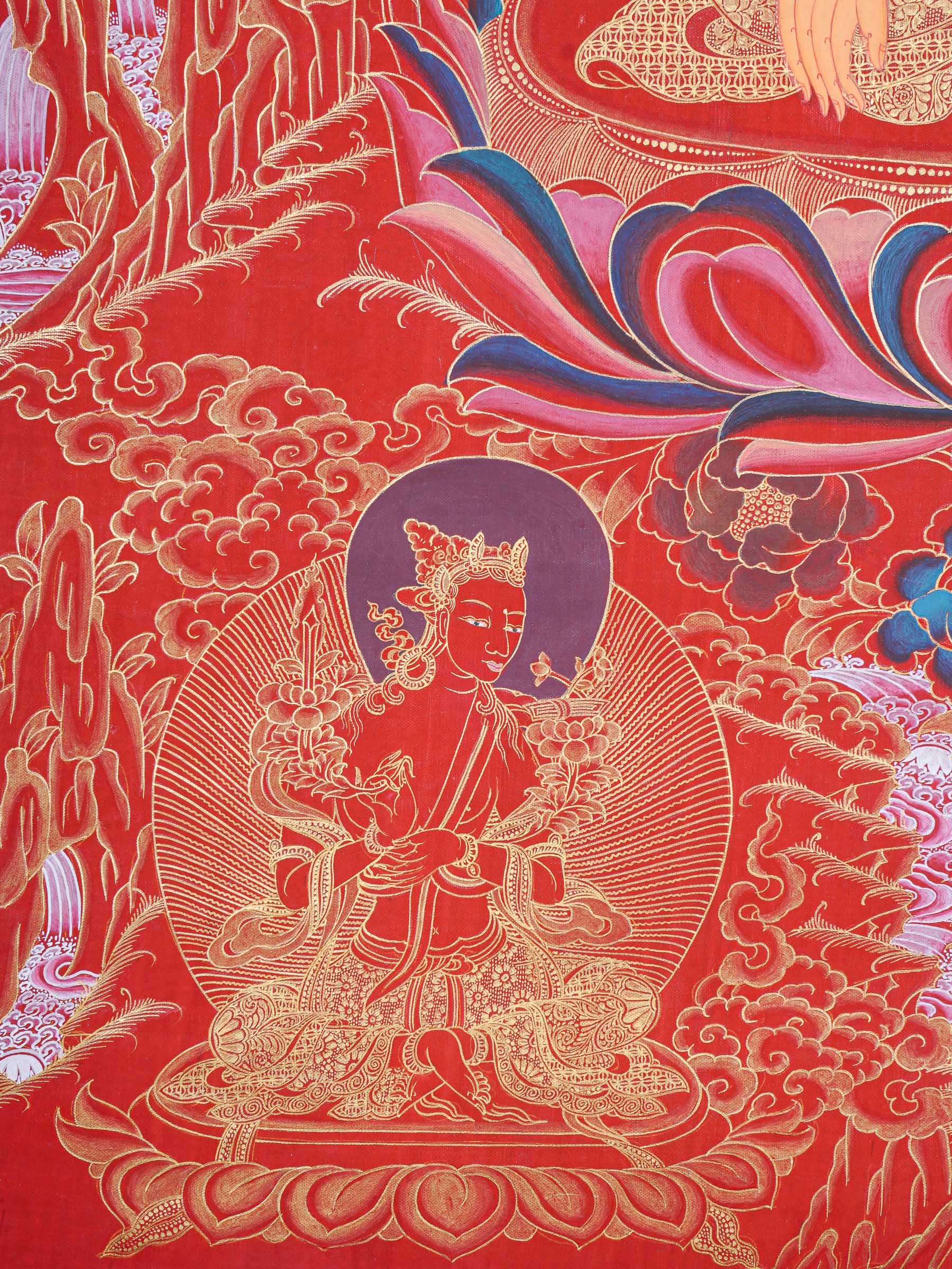 Shakyamuni Buddha Thangka - Buddhist Artwork