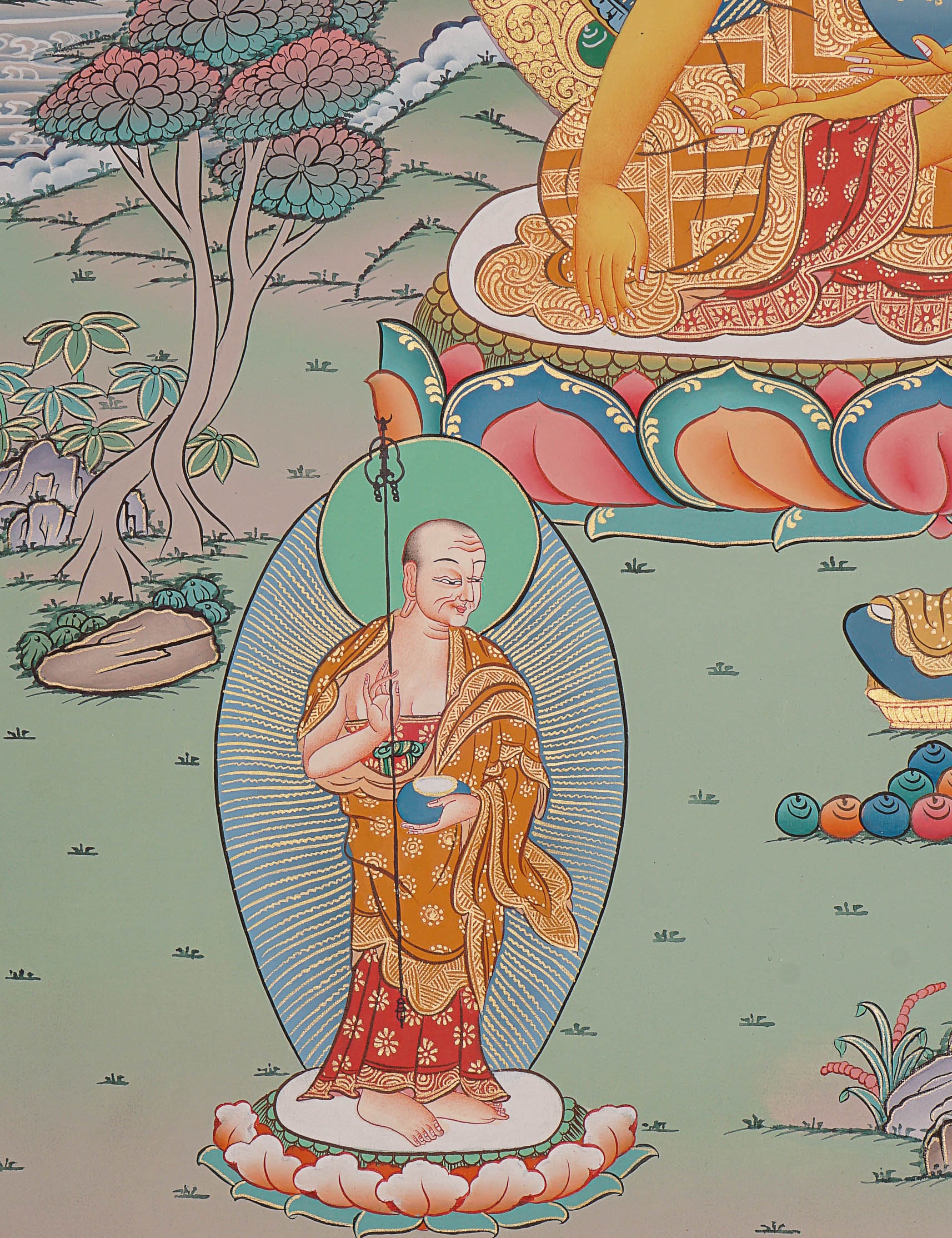 Shakyamuni Buddha Thangka - Tibetan Painting