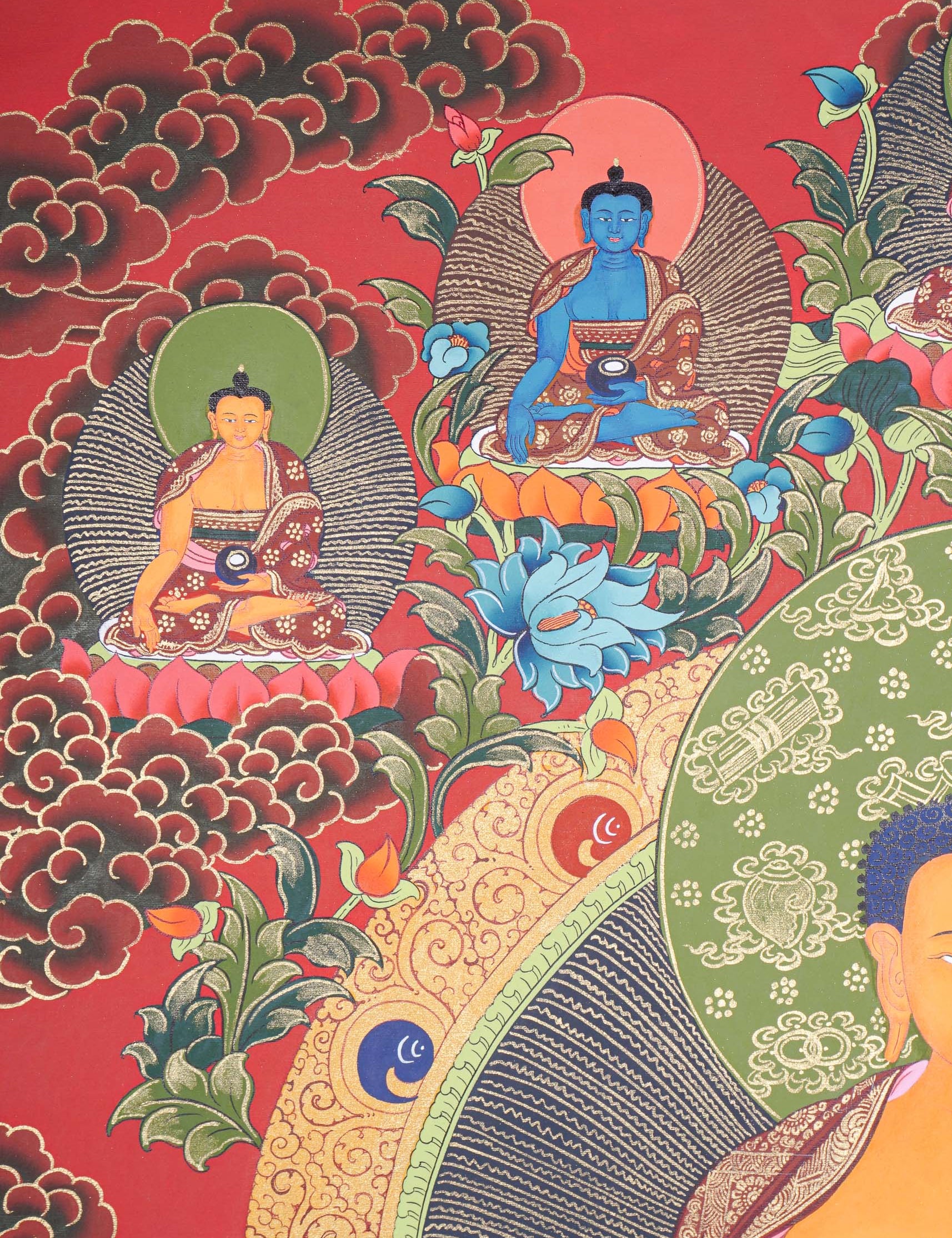 Shakyamuni Buddha Thangka - Buddhist Painting