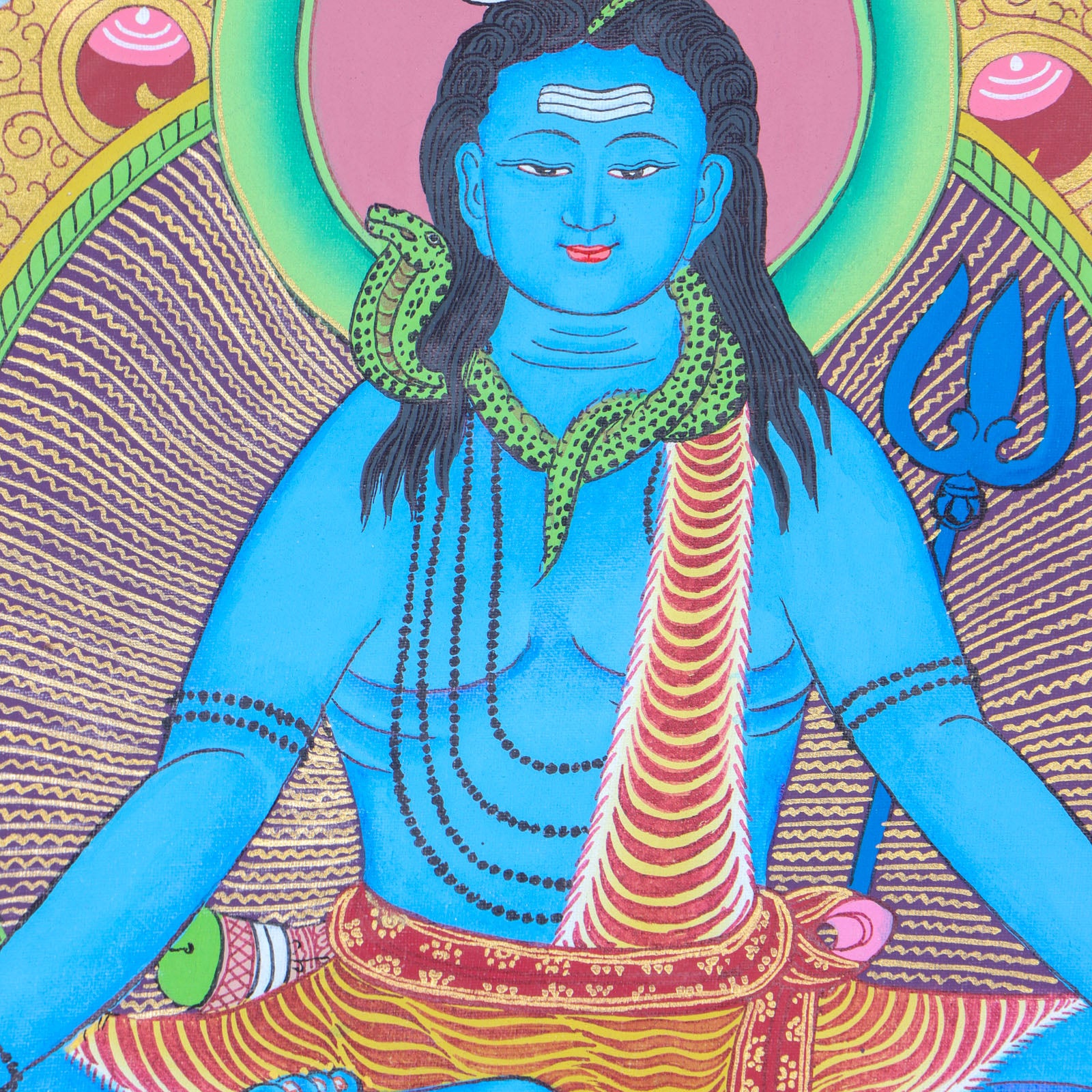 Shiva Thangka for knowledge, meditation, and enlightenment.