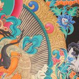 Zambala Thangka Painting for wall hanging decor.