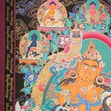 Zambala Thangka Painting for wall hanging decor.