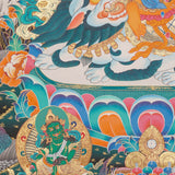 Zambala Thangka Painting for wall hanging decor.