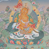 Zambala Thangka Painting - Handpainted Art