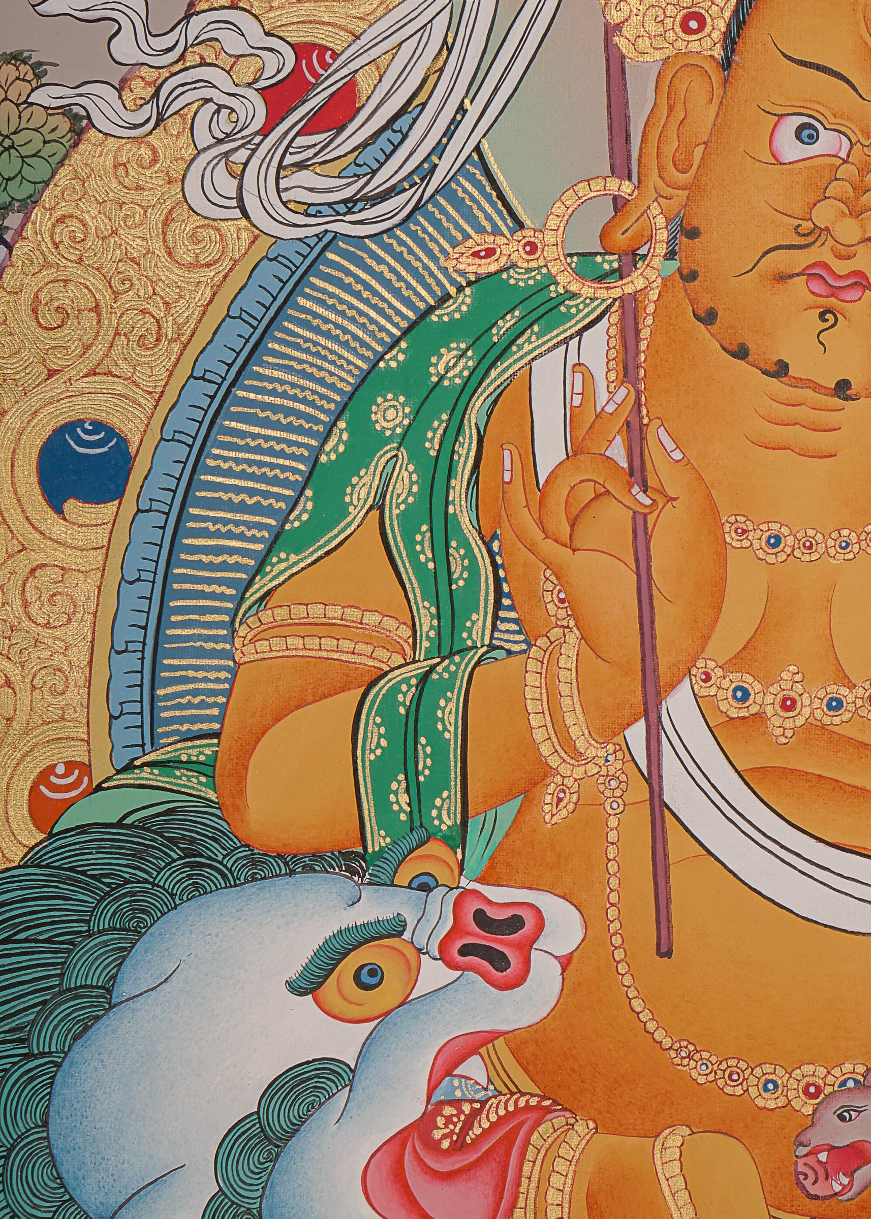 Zambala Thangka Painting - Handpainted Art