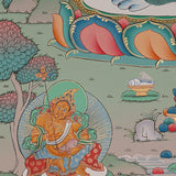 Zambala Thangka Painting - Handpainted Art