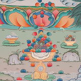 Zambala Thangka Painting - Handpainted Art