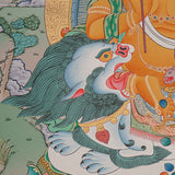 Zambala Thangka Painting - Handpainted Art