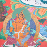 Singha Zambala Thangka Painting - Tibetan Art