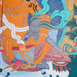 Singha Zambala Thangka Painting - Tibetan Art