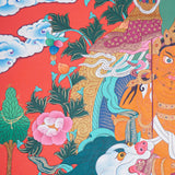 Singha Zambala Thangka Painting - Tibetan Art