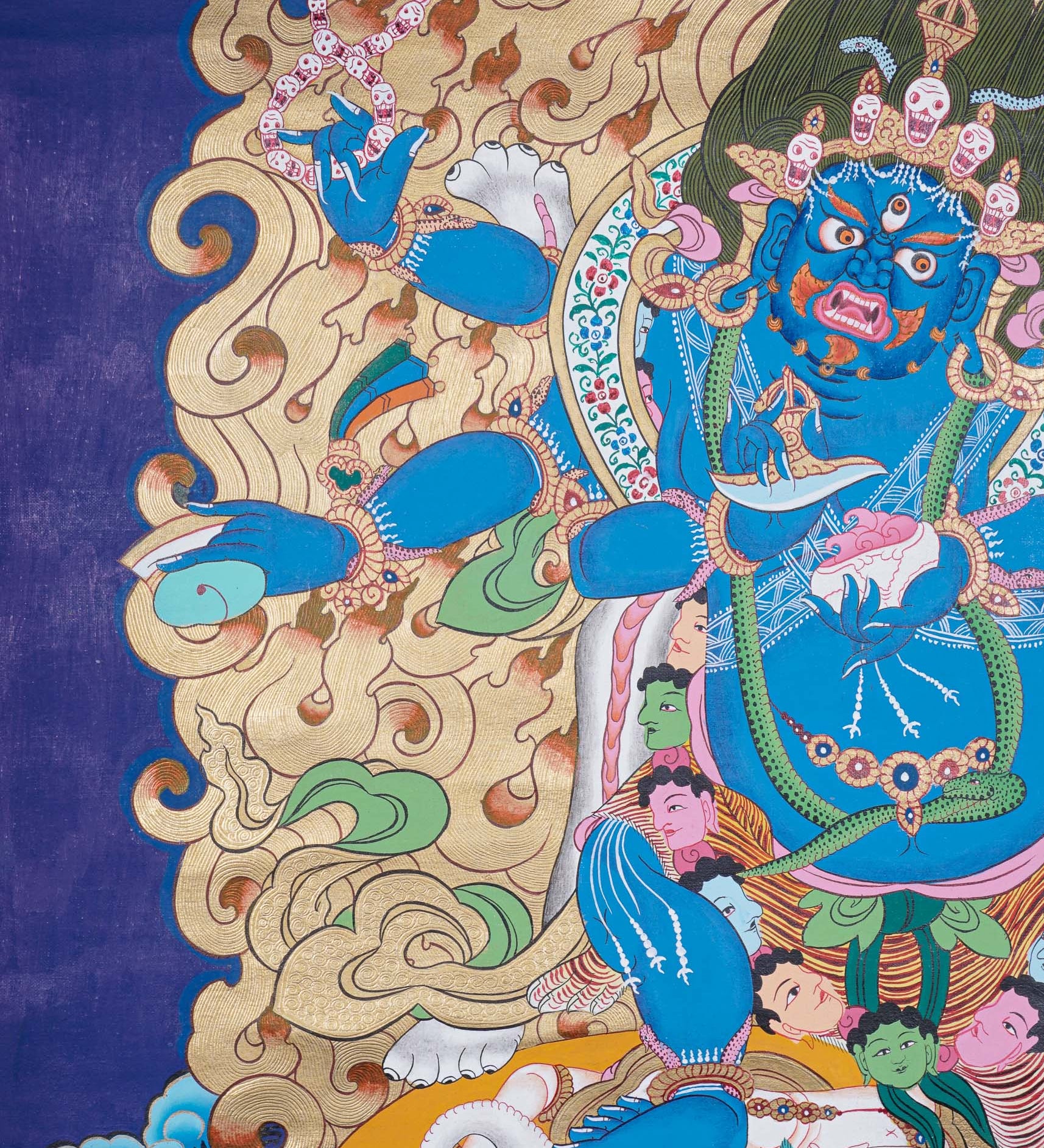 Mahakala Thangka - Wrathful Deity Painting