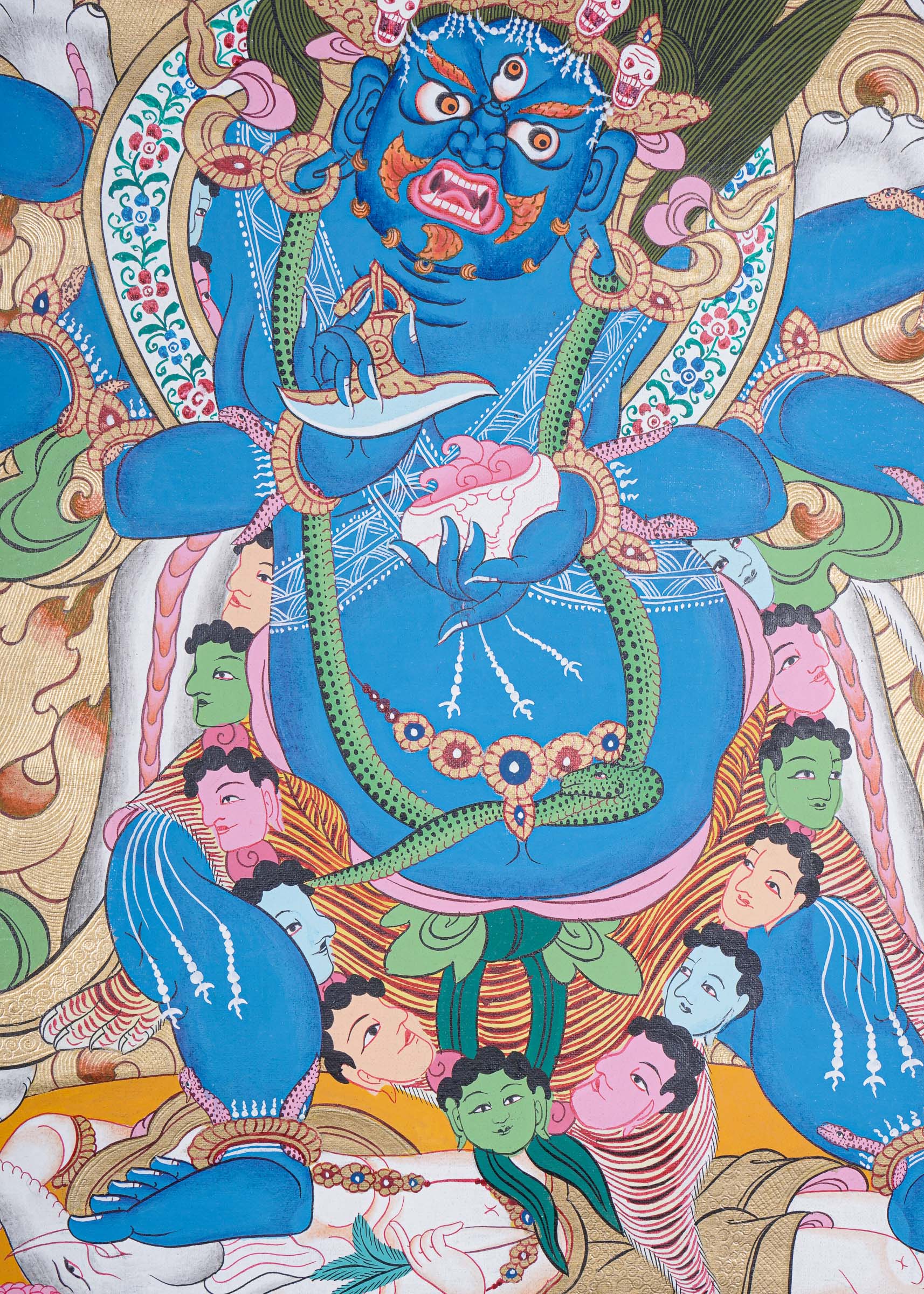 Mahakala Thangka - Wrathful Deity Painting