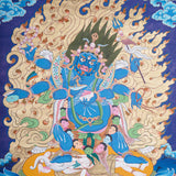 Mahakala Thangka - Wrathful Deity Painting