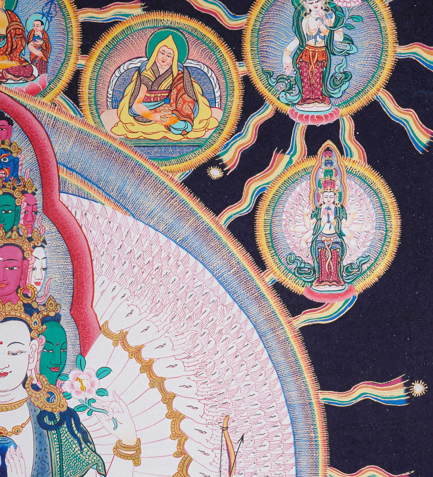 Avalokiteshvara Best Tibetan Thangka painting