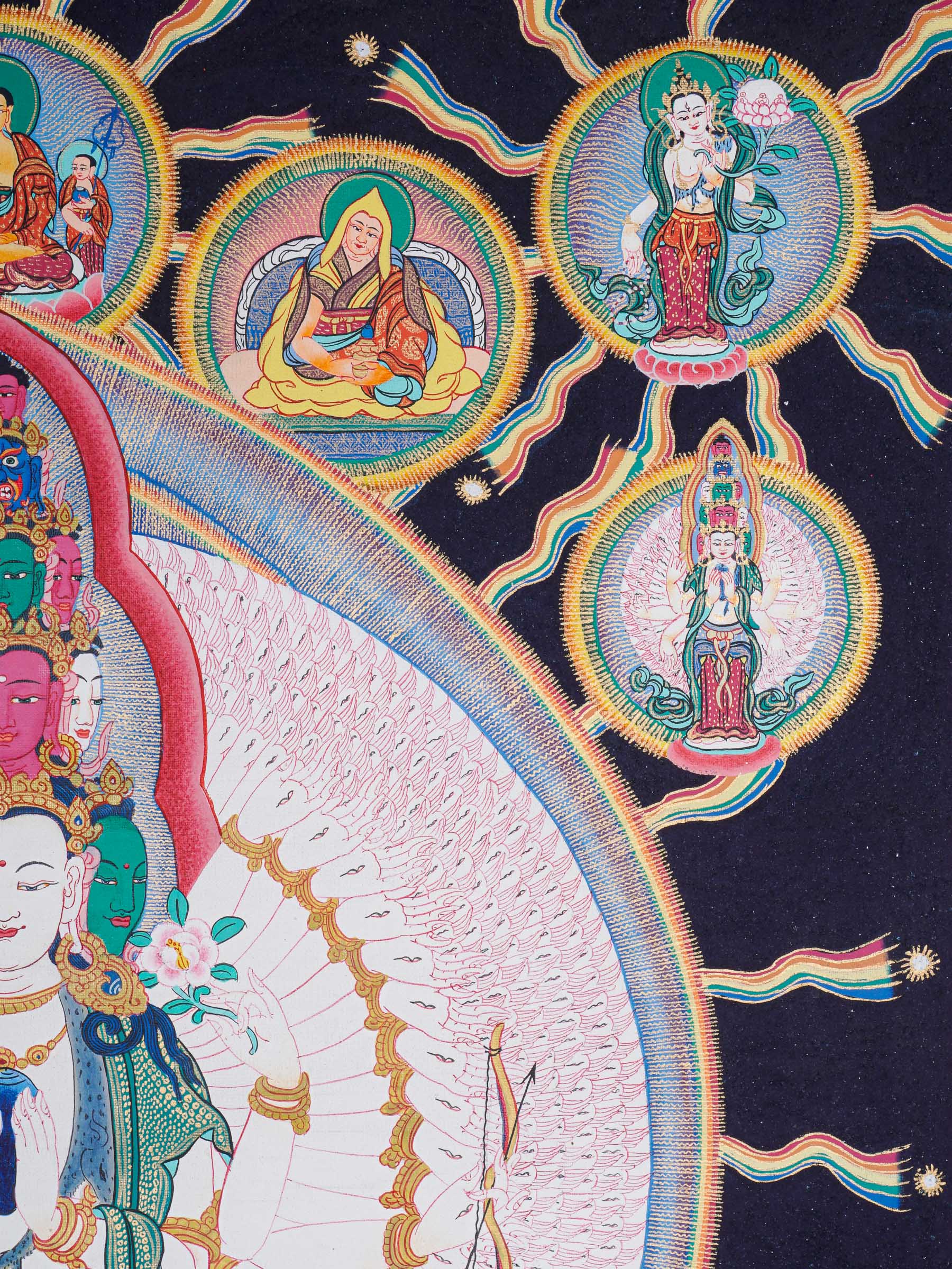 Avalokiteshvara Best Tibetan Thangka painting