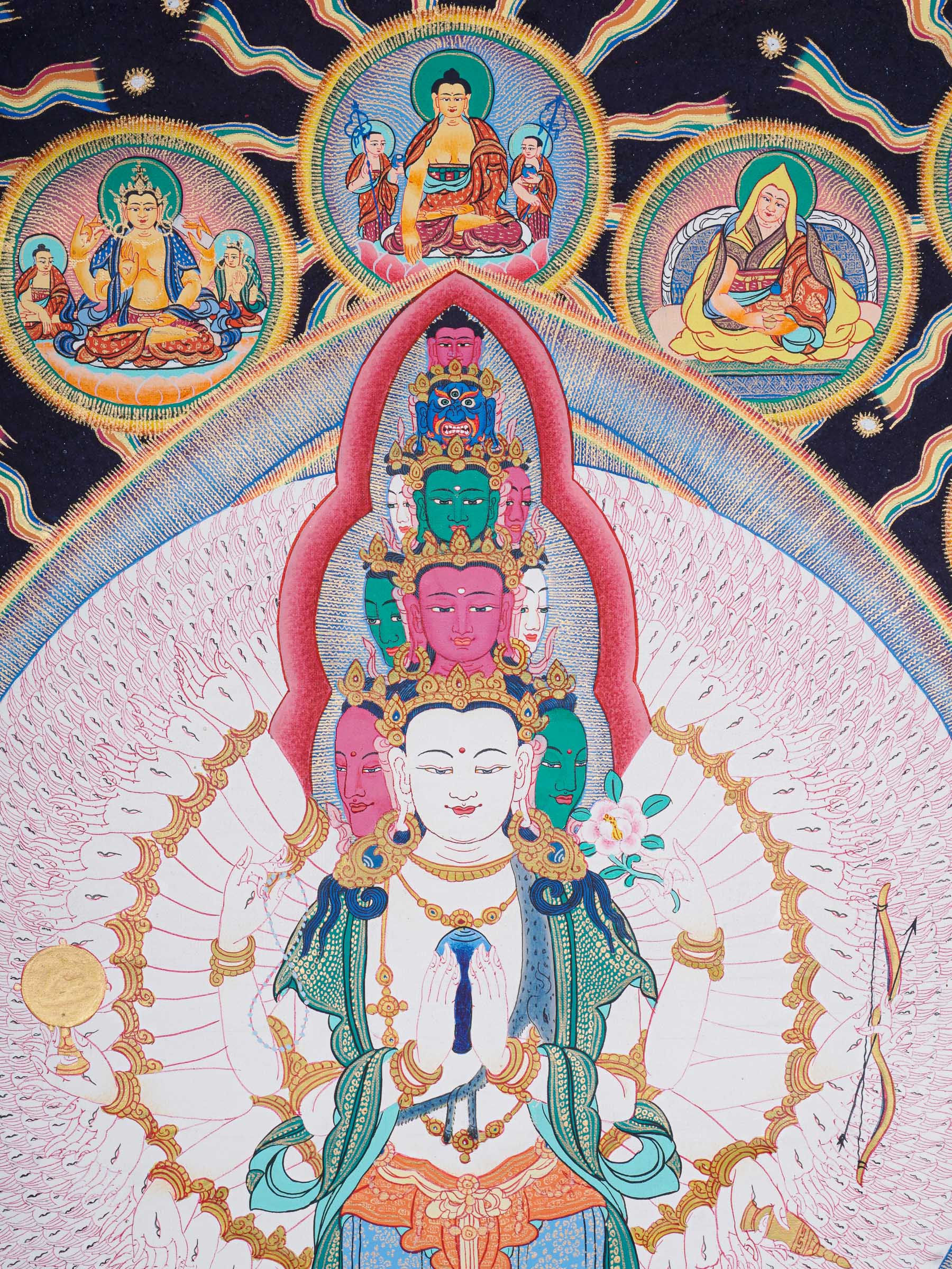 Avalokiteshvara Best Tibetan Thangka painting