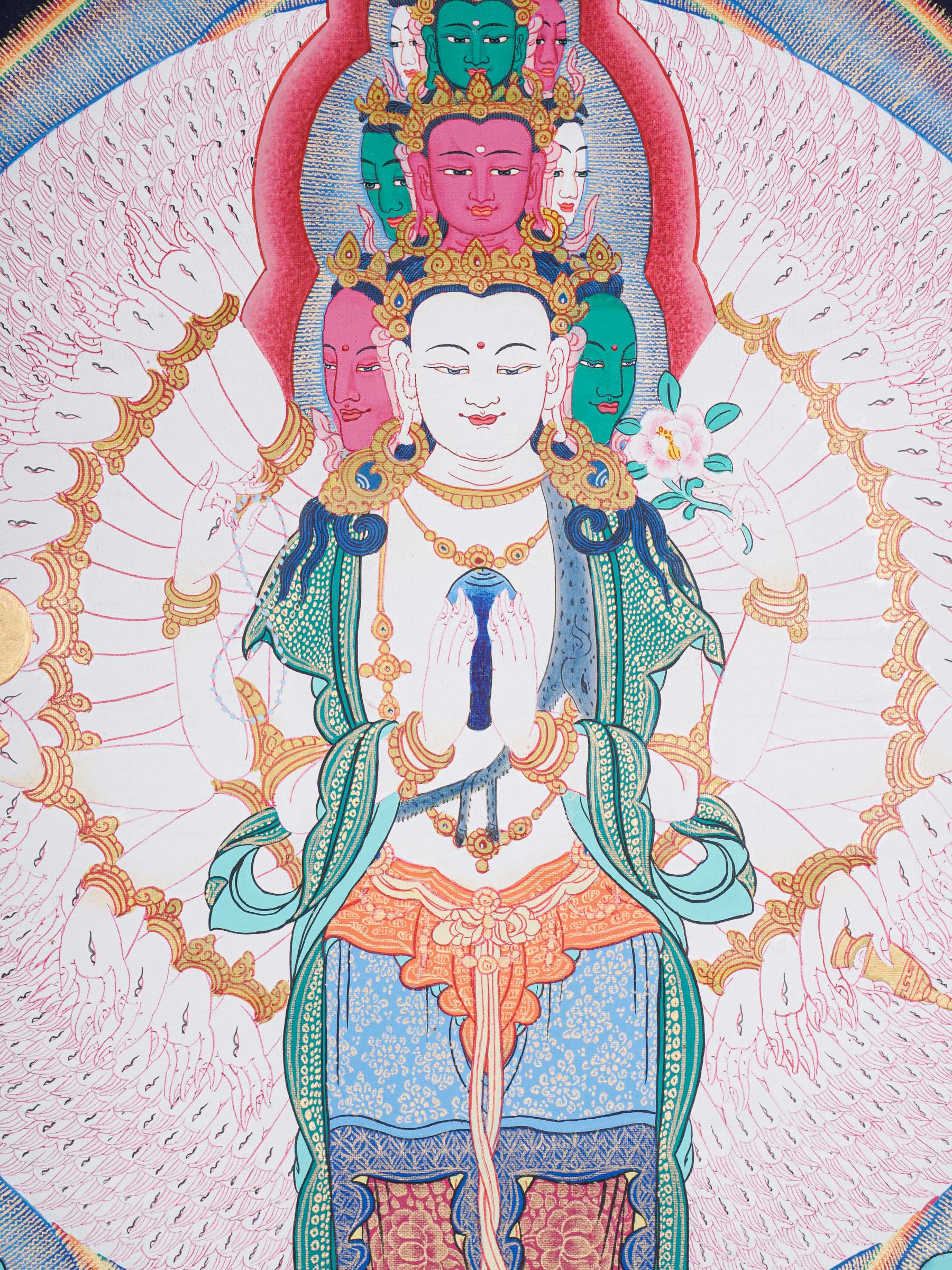 Avalokiteshvara Best Tibetan Thangka painting