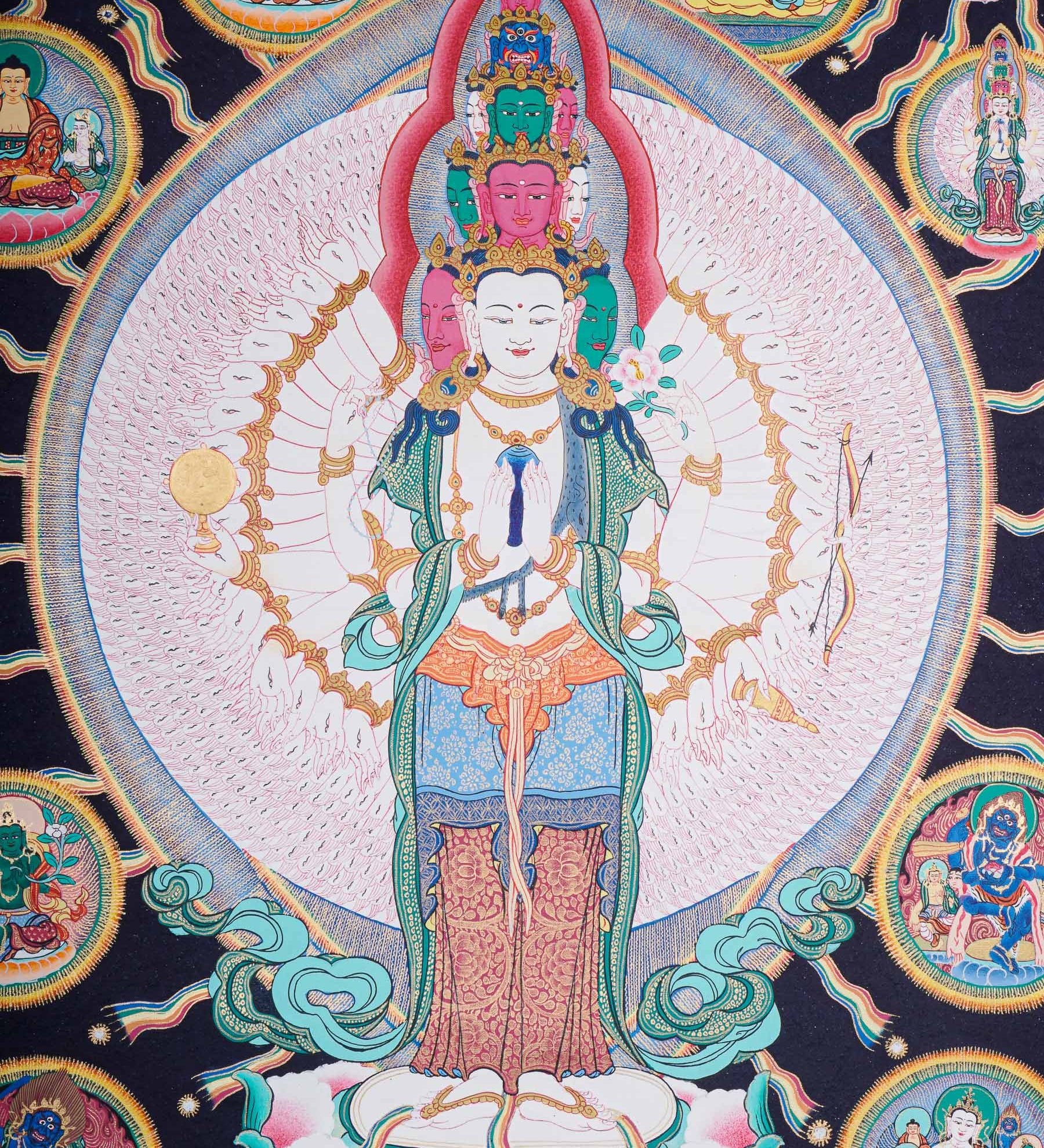 Avalokiteshvara Best Tibetan Thangka painting