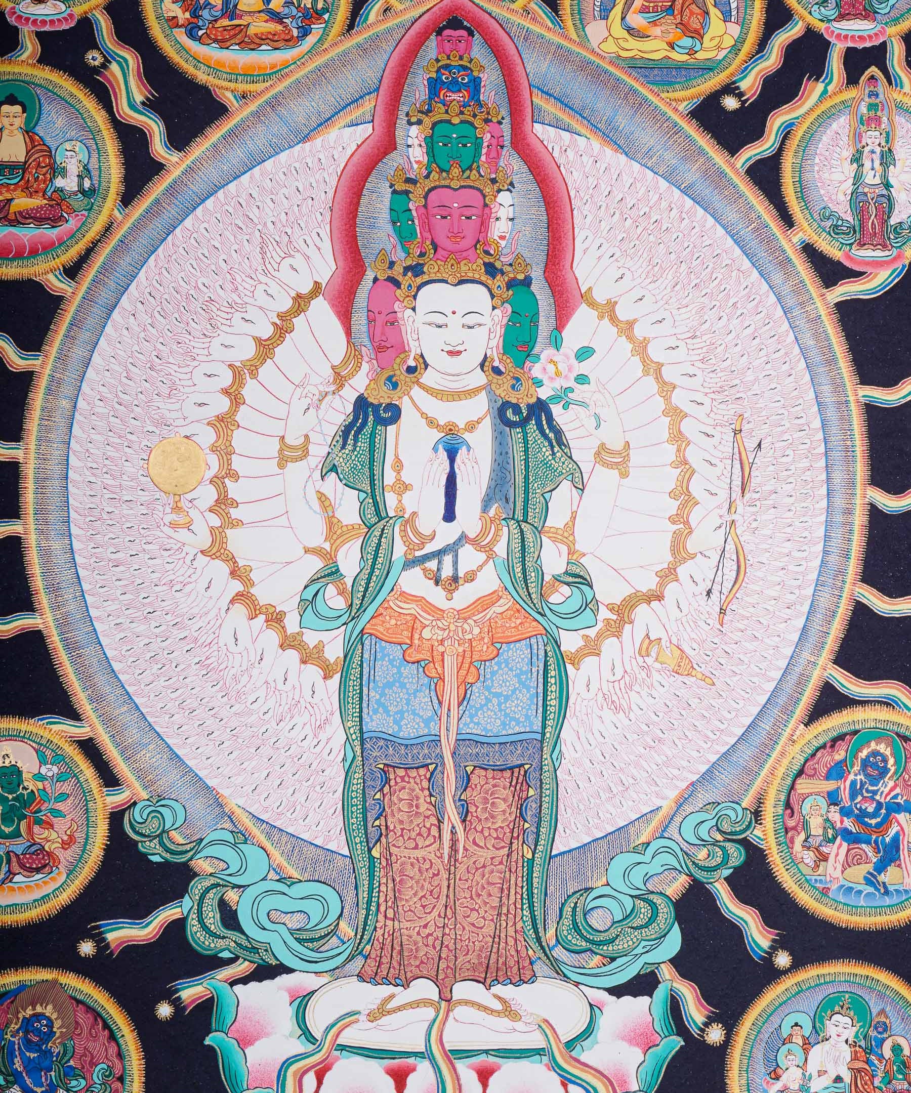 Avalokiteshvara Best Tibetan Thangka painting