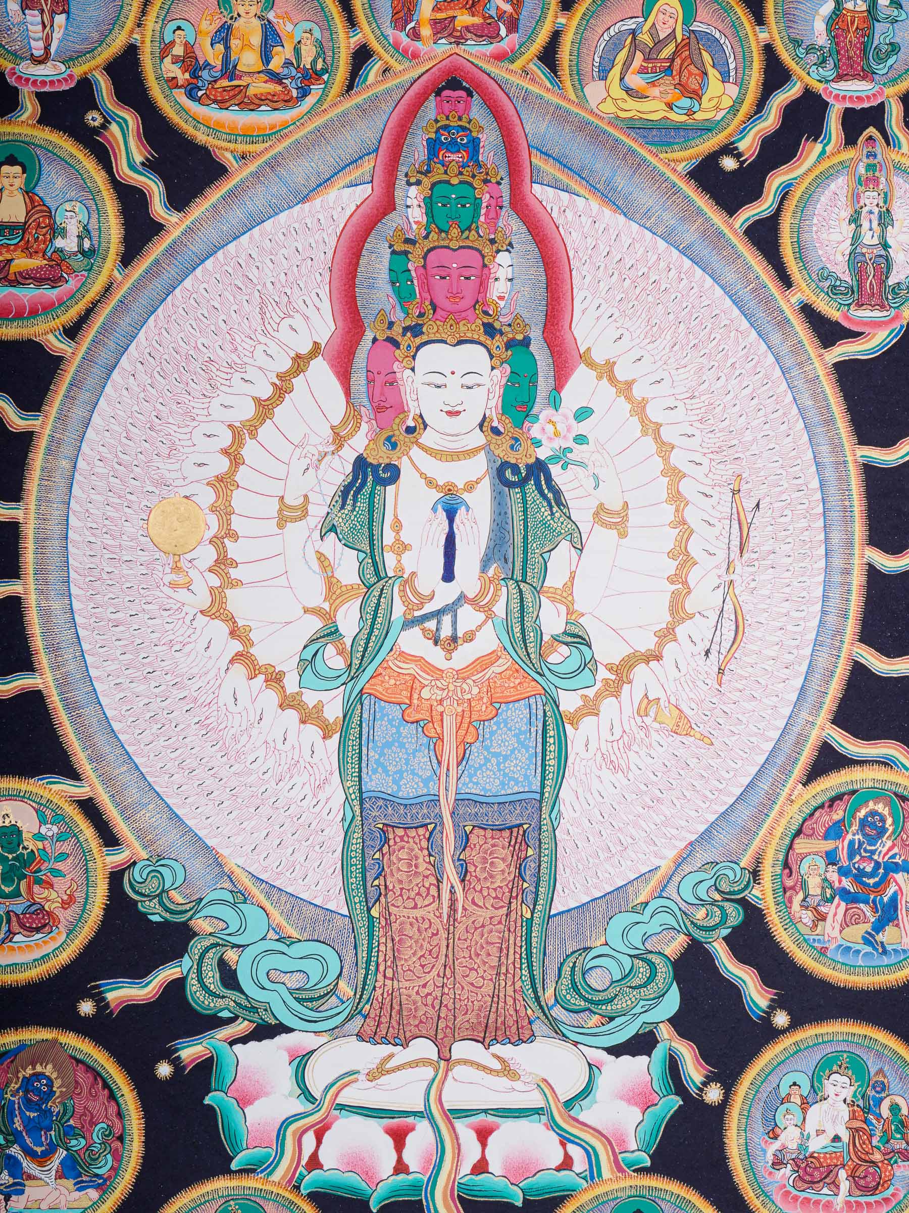 Avalokiteshvara Best Tibetan Thangka painting