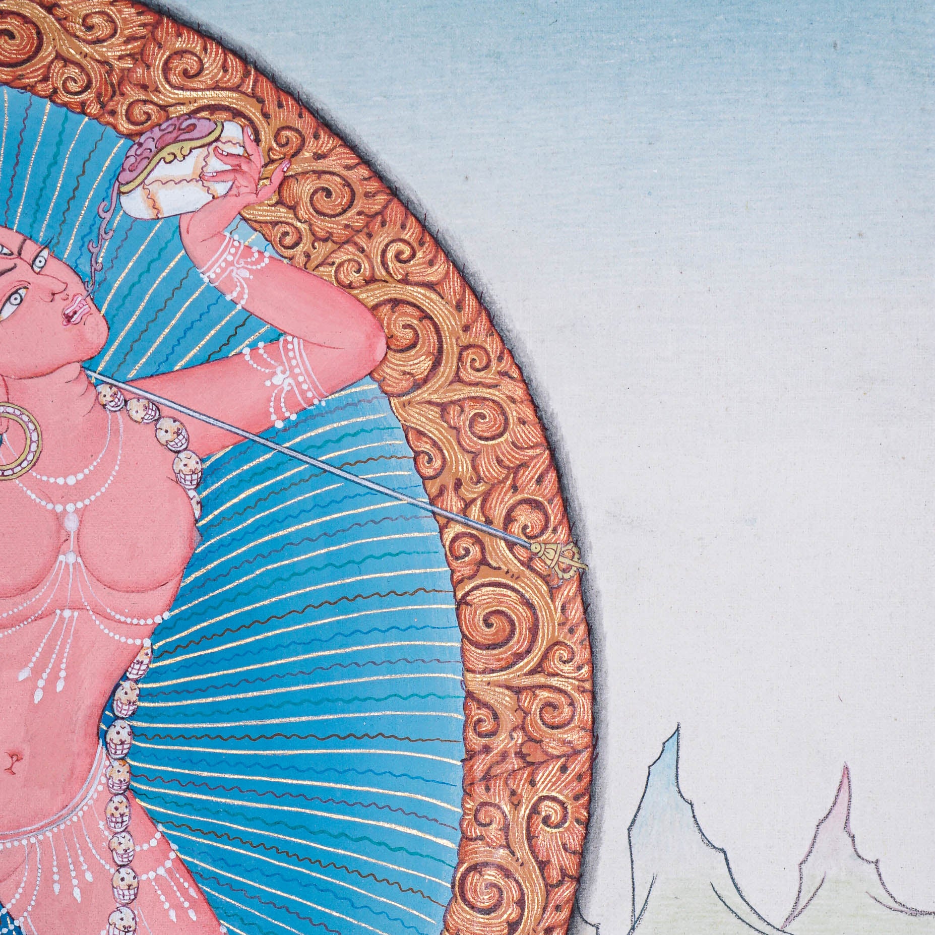 Vajrayogini Thangka - Handpainted Art