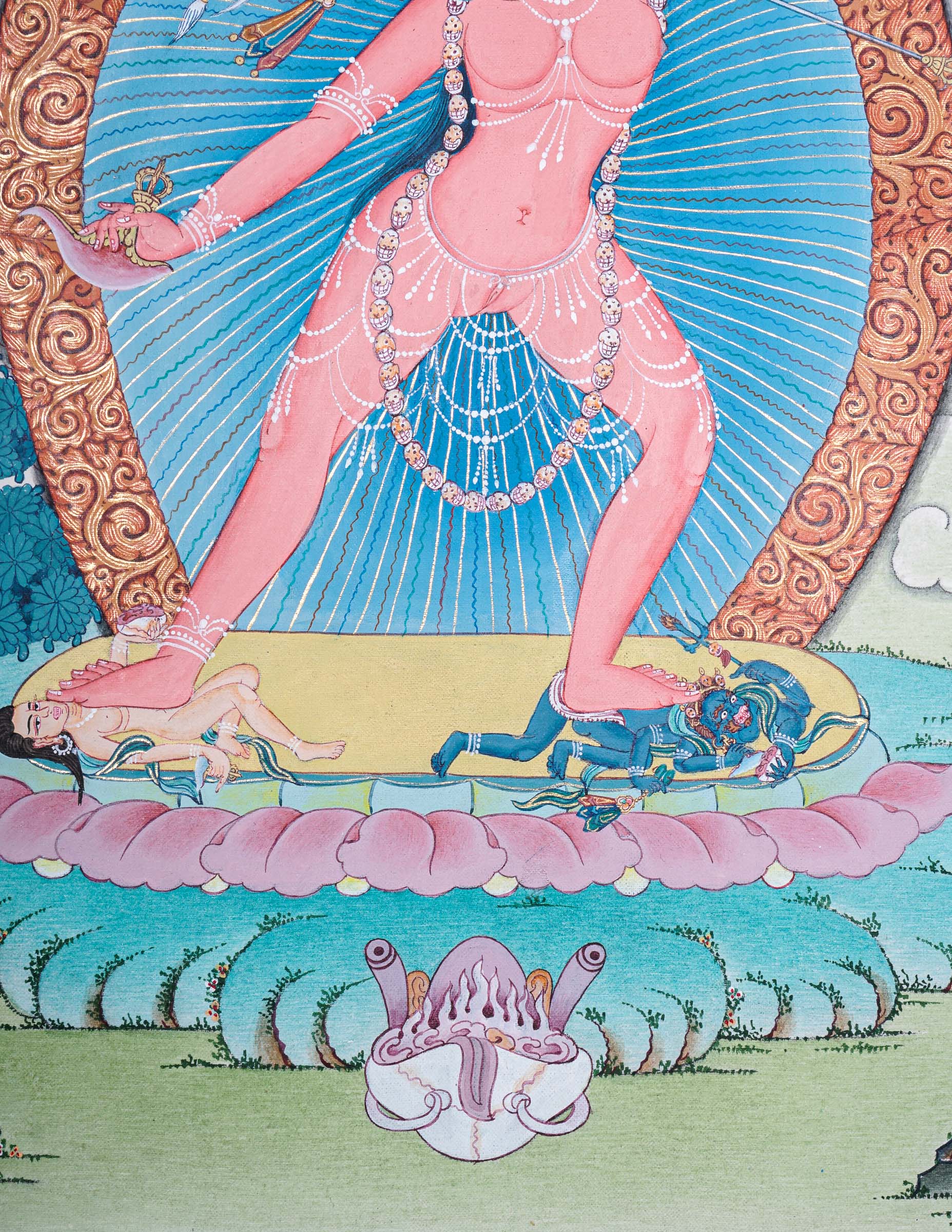 Vajrayogini Thangka - Handpainted Art