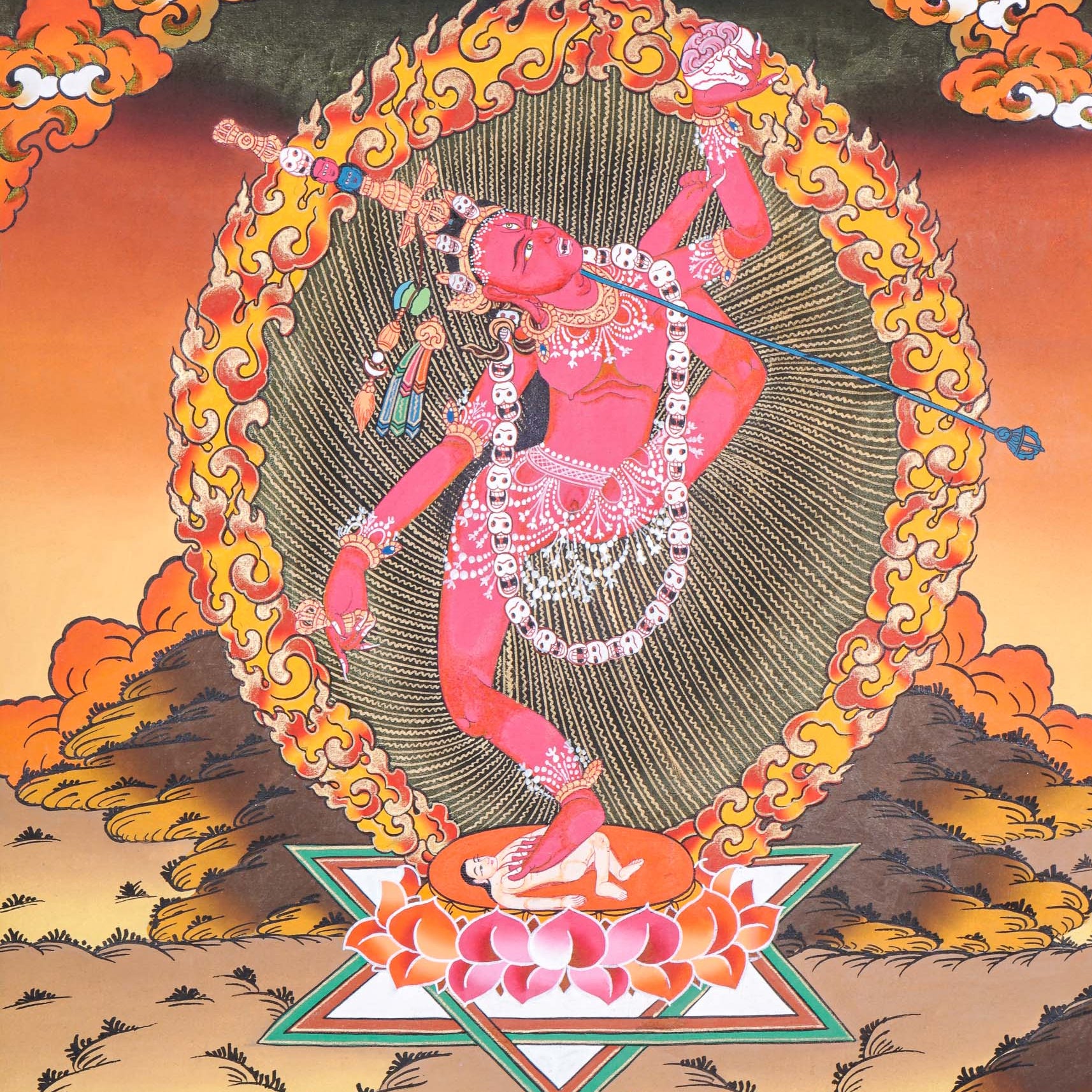 Yogini Thangka - Wrathful Painting