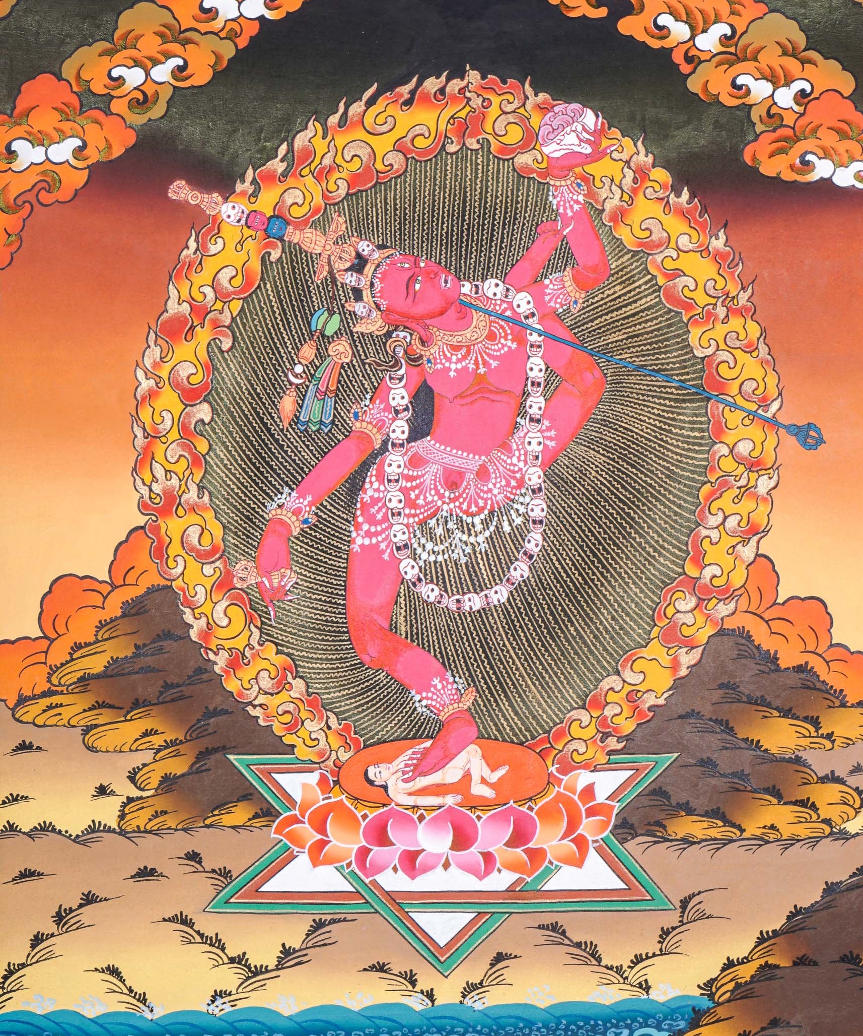 Yogini Thangka - Wrathful Painting