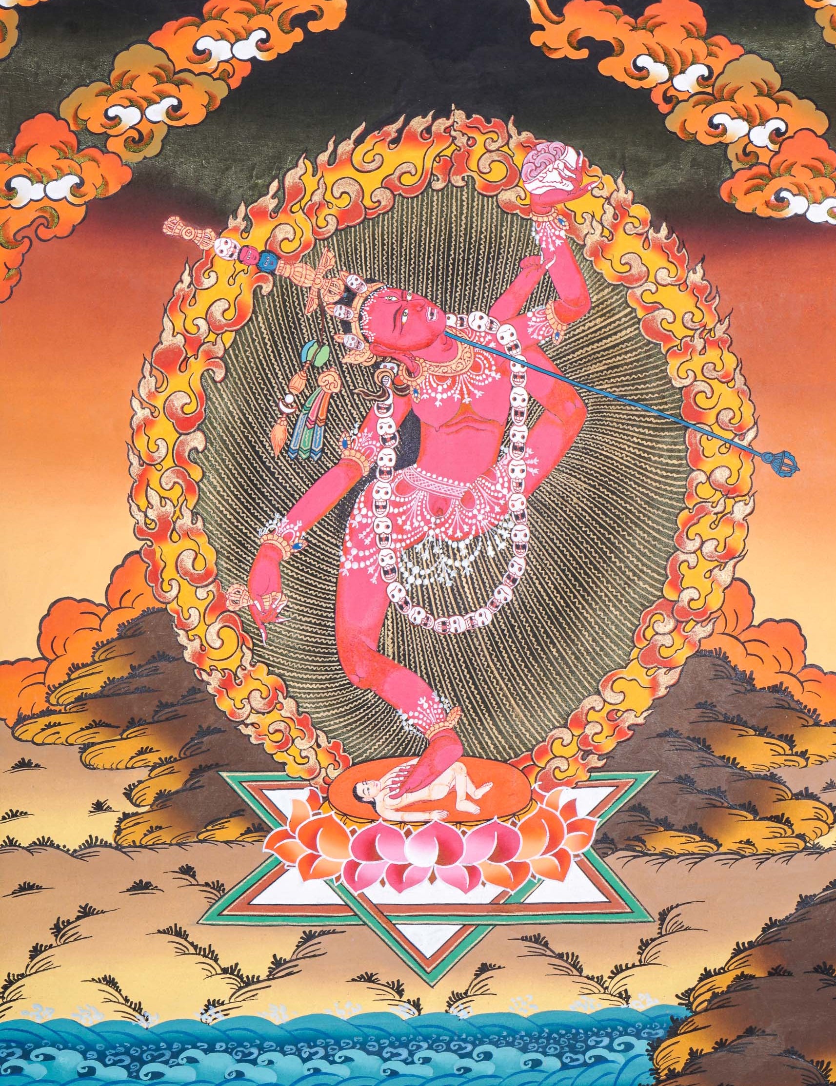 Yogini Thangka - Wrathful Painting