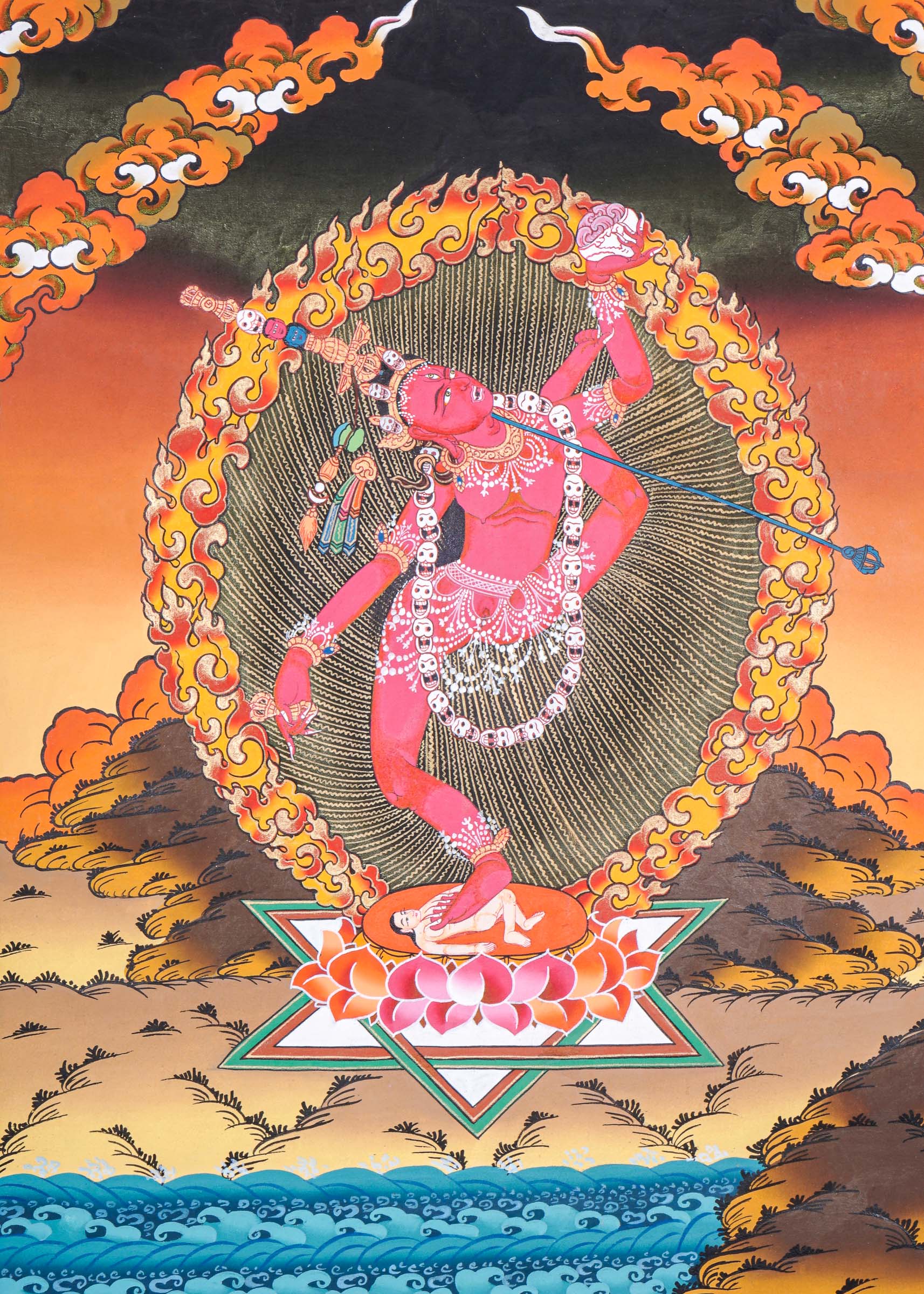 Yogini Thangka - Wrathful Painting