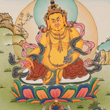 Zambala Thangka Painting for wall hanging decor.