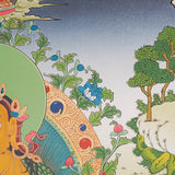 Zambala Thangka Painting - God of Wealth