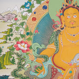 Zambala Thangka Painting - God of Wealth