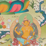 Zambala Thangka Painting - God of Wealth