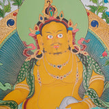 Zambala Thangka Painting - God of Wealth