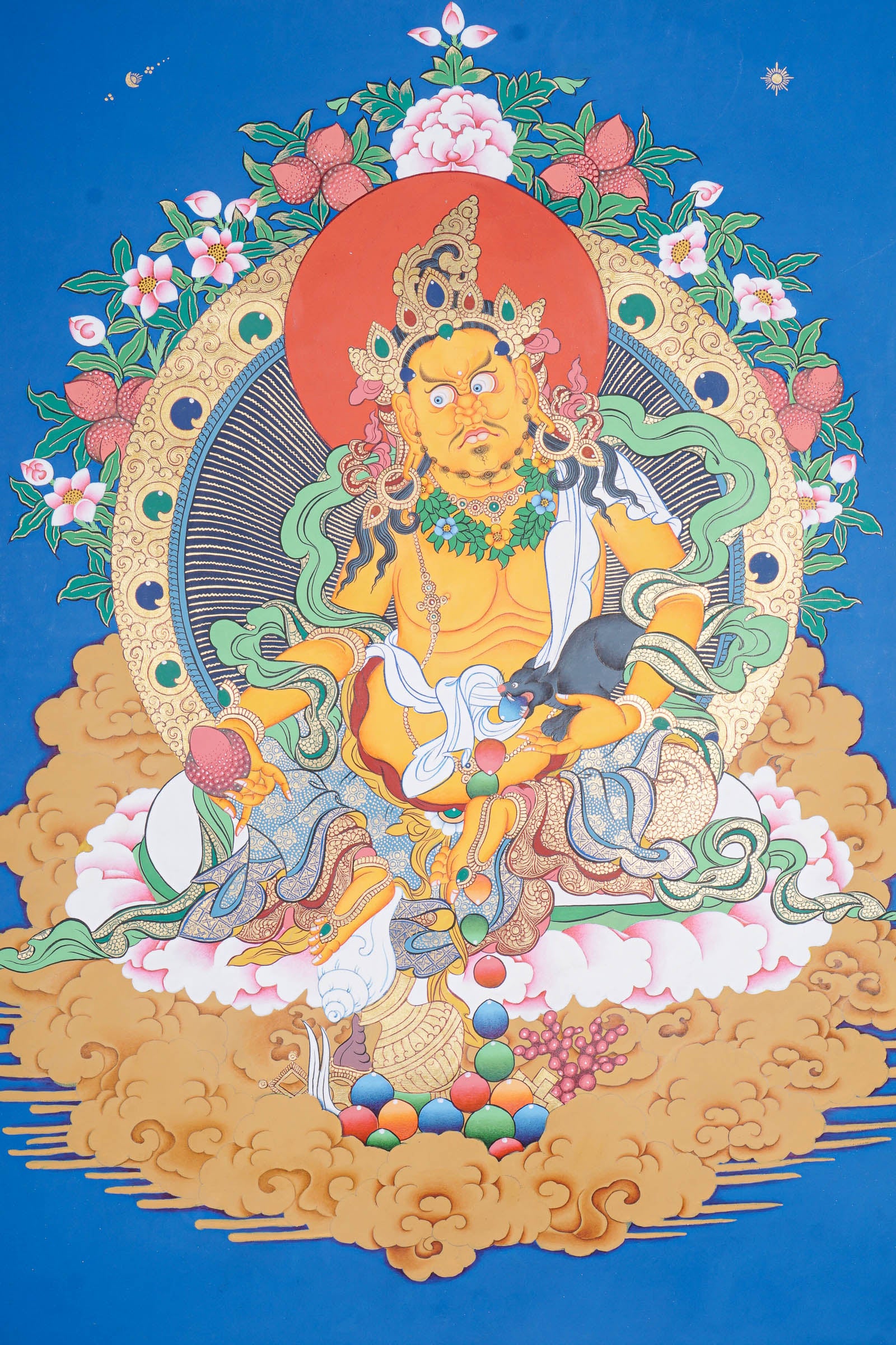 Zambala Thangka Painting - Wall Hanging Decor