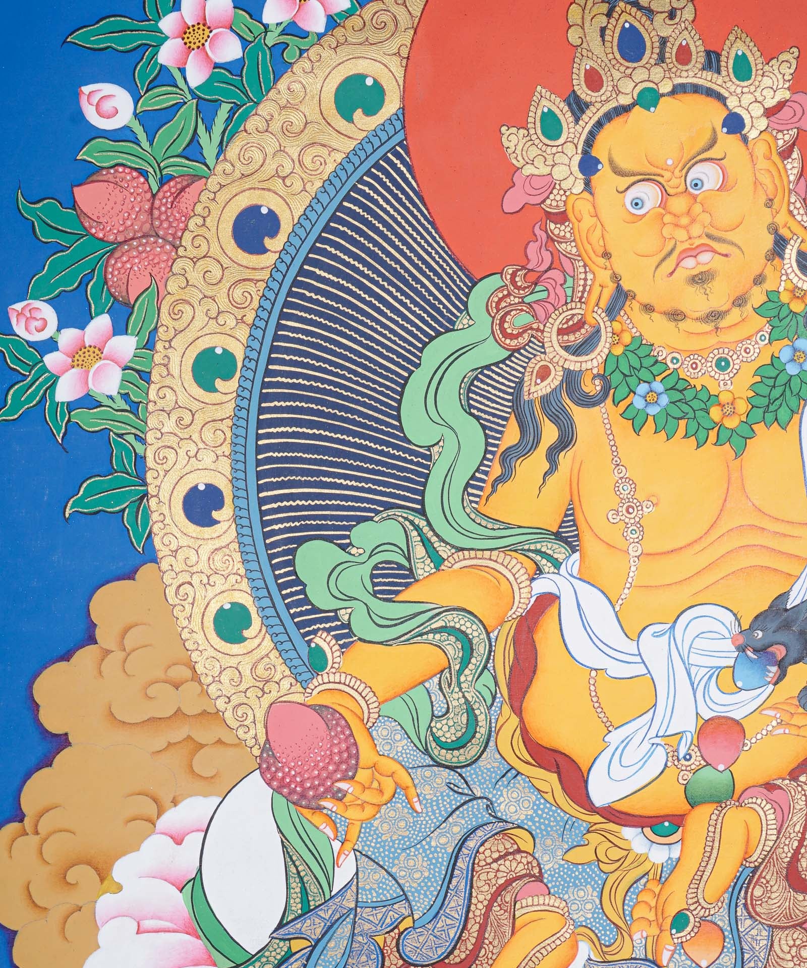 Zambala Thangka Painting - Wall Hanging Decor