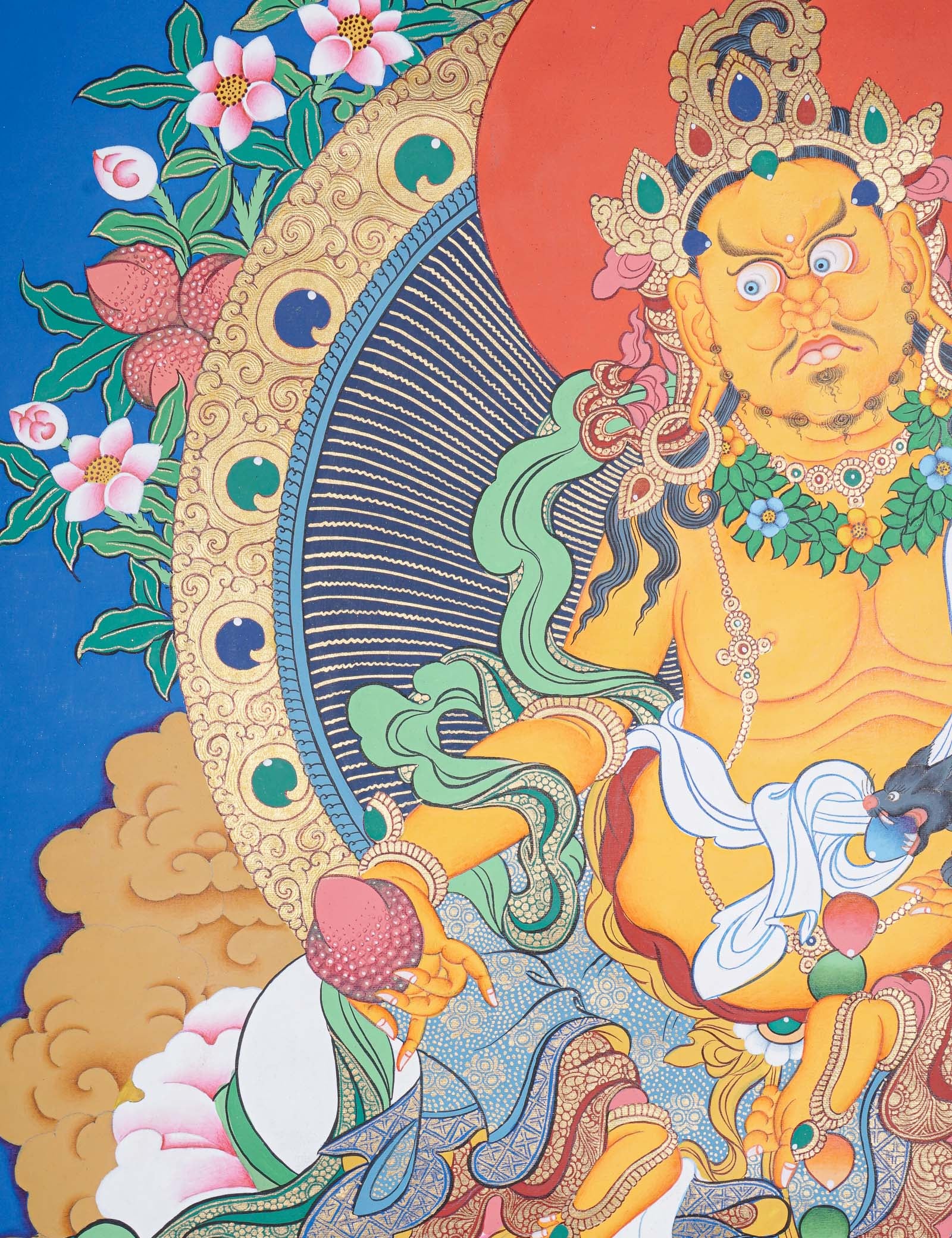 Zambala Thangka Painting - Wall Hanging Decor