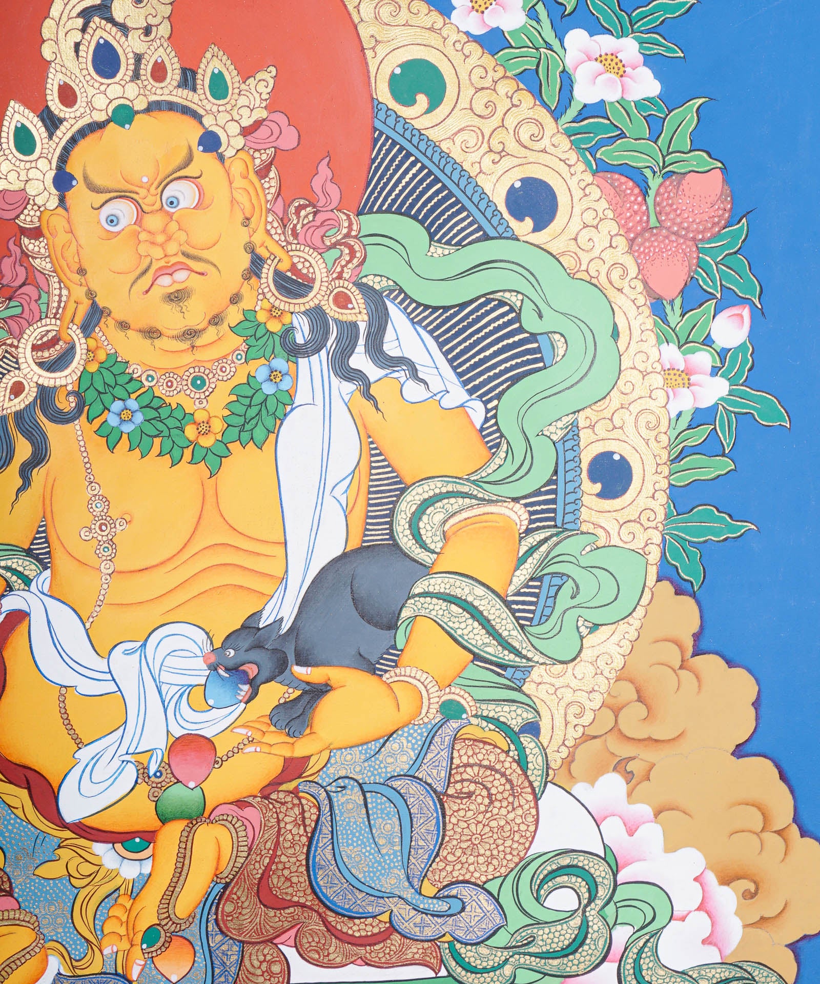 Zambala Thangka Painting - Wall Hanging Decor