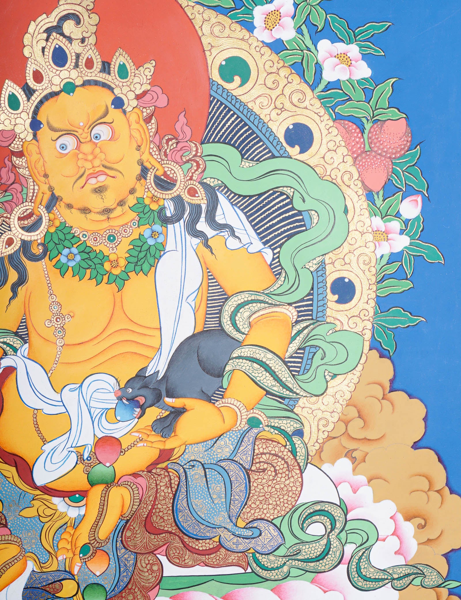 Zambala Thangka Painting - Wall Hanging Decor